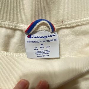 Cream colored champion jogging set